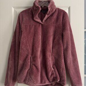 Eddie Bauer Fleece Sweatshirt Pullover Coat Jacket Size Large